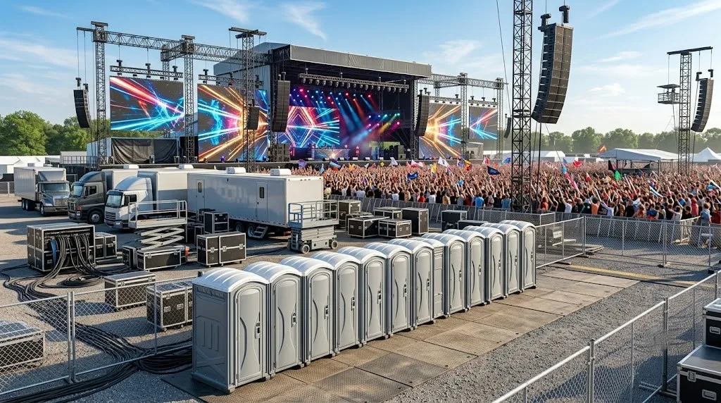 Concert Restroom Rental in Lexington, KY
